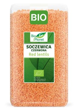 SOCZEWICA CZERWONA BIO 1 kg - BIO PLANET BIO PLANET - seria ZIELONA (strączkowe)
