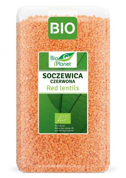 SOCZEWICA CZERWONA BIO 1 kg - BIO PLANET BIO PLANET - seria ZIELONA (strączkowe) SOCZEWICA CZERWONA BIO 1 kg - BIO PLANET BIO PLANET - seria ZIELONA (strączkowe)
