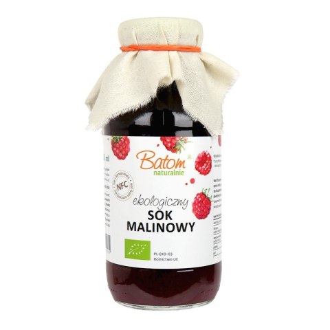 SOK MALINOWY NFC BIO 330 ml - BATOM BATOM (oleje, soki, sole kąpielowe) SOK MALINOWY NFC BIO 330 ml - BATOM BATOM (oleje, soki, sole kąpielowe)
