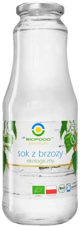SOK Z BRZOZY BEZGLUTENOWY BIO 1 L - BIOFOOD BIOFOOD (soki, przetwory, octy, olej kokosowy)