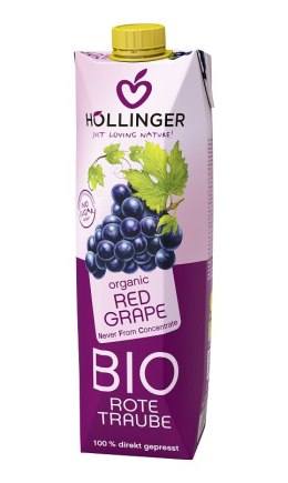 SOK Z CZERWONYCH WINOGRON NFC BIO 1 L - HOLLINGER HOLLINGER (soki, nektary, napoje, syropy)