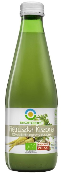 SOK Z PIETRUSZKI KISZONEJ NFC BEZGLUTENOWY BIO 300 ml - BIOFOOD BIOFOOD (soki, przetwory, octy, olej kokosowy)