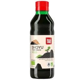 SOS SOJOWY SHOYU ŁAGODNY BIO 250 ml - LIMA LIMA (sosy sojowe, kawy zbożowe)
