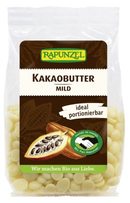 TŁUSZCZ KAKAOWY W KRĄŻKACH BIO 100 g - RAPUNZEL RAPUNZEL (kremy orzechowe, ketchupy, czekolady)