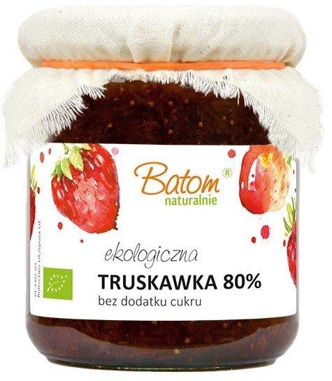 TRUSKAWKA 80 % BIO 260 g - BATOM BATOM (oleje, soki, sole kąpielowe) TRUSKAWKA 80 % BIO 260 g - BATOM BATOM (oleje, soki, sole kąpielowe)