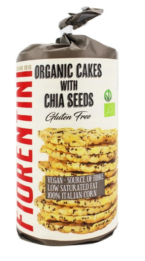 WAFLE KUKURYDZIANE Z CHIA BEZGLUTENOWE BIO 120 g - FIORENTINI FIORENTINI (przekąski bezglutenowe) WAFLE KUKURYDZIANE Z CHIA BEZGLUTENOWE BIO 120 g - FIORENTINI FIORENTINI (przekąski bezglutenowe)