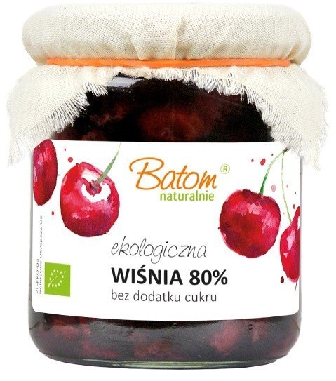 WIŚNIA 80 % BIO 260 g - BATOM BATOM (oleje, soki, sole kąpielowe) WIŚNIA 80 % BIO 260 g - BATOM BATOM (oleje, soki, sole kąpielowe)