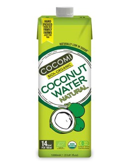 WODA KOKOSOWA NATURALNA BIO 1 L - COCOMI COCOMI (wody kokosowe, oleje kokosowe, śmietanki)