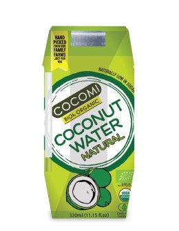 WODA KOKOSOWA NATURALNA BIO 330 ml - COCOMI COCOMI (wody kokosowe, oleje kokosowe, śmietanki)