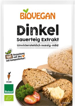 ZAKWAS CHLEBOWY ORKISZOWY W PROSZKU BIO 30 g - BIOVEGAN BIOVEGAN (dodatki do wypieków, drożdże)