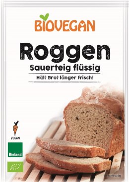 ZAKWAS CHLEBOWY ŻYTNI W PŁYNIE BIO 150 g - BIOVEGAN BIOVEGAN (dodatki do wypieków, drożdże)
