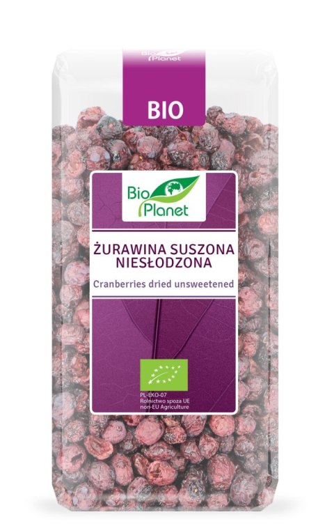 ŻURAWINA SUSZONA NIESŁODZONA BIO 50 g - BIO PLANET BIO PLANET - seria FIOLETOWA (owoce suszone) ŻURAWINA SUSZONA NIESŁODZONA BIO 50 g - BIO PLANET BIO PLANET - seria FIOLETOWA (owoce suszone)