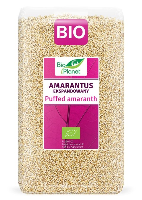 AMARANTUS EKSPANDOWANY BIO 150 g - BIO PLANET BIO PLANET - seria RÓŻOWA (płatki, otręby, musli) AMARANTUS EKSPANDOWANY BIO 150 g - BIO PLANET BIO PLANET - seria RÓŻOWA (płatki, otręby, musli)
