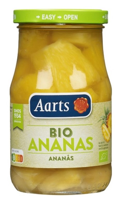 ANANAS KAWAŁKI W LEKKIM SYROPIE BIO 350 g (190 g) (SŁOIK) - AARTS AARTS (owoce i warzywa w zalewie) ANANAS KAWAŁKI W LEKKIM SYROPIE BIO 350 g (190 g) (SŁOIK) - AARTS AARTS (owoce i warzywa w zalewie)