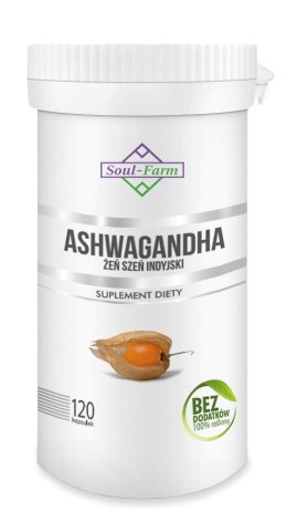 ASHWAGANDHA EKSTRAKT (500 mg) 120 KAPSUŁEK - SOUL FARM SOUL FARM (witaminy i ekstrakty)