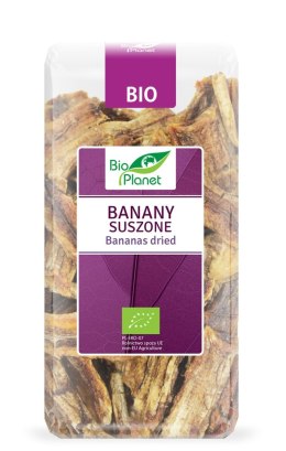 BANANY SUSZONE BIO 150 g - BIO PLANET BIO PLANET - seria FIOLETOWA (owoce suszone)