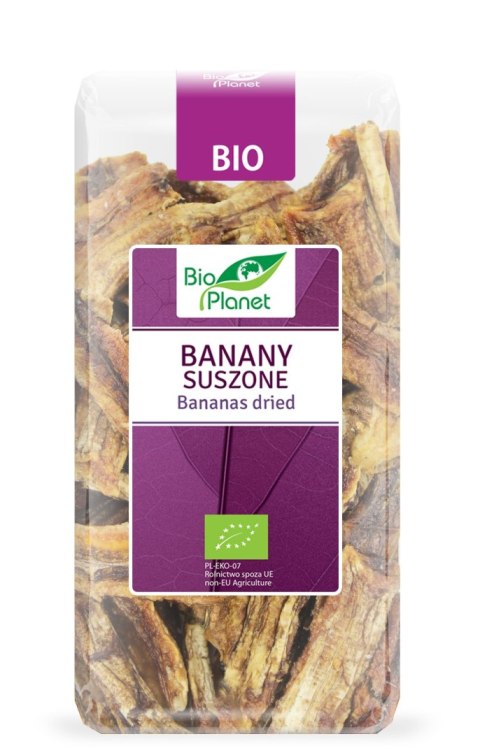 BANANY SUSZONE BIO 150 g - BIO PLANET BIO PLANET - seria FIOLETOWA (owoce suszone) BANANY SUSZONE BIO 150 g - BIO PLANET BIO PLANET - seria FIOLETOWA (owoce suszone)