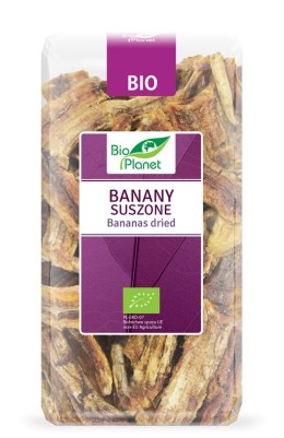 BANANY SUSZONE BIO 400 g - BIO PLANET BIO PLANET - seria FIOLETOWA (owoce suszone)