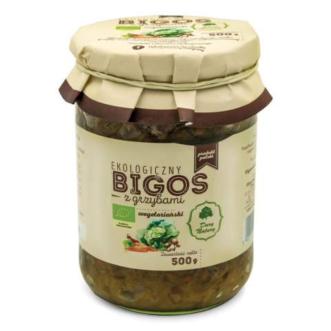 BIGOS WEGAŃSKI Z GRZYBAMI BIO 500 g - DARY NATURY DARY NATURY - inne BIGOS WEGAŃSKI Z GRZYBAMI BIO 500 g - DARY NATURY DARY NATURY - inne