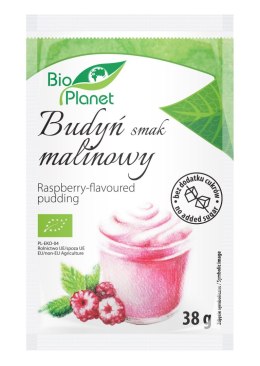BUDYŃ O SMAKU MALINOWYM Z MALINAMI BIO 38 g - BIO PLANET BIO PLANET - seria INNE