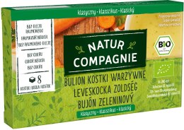 BULION - KOSTKI WARZYWNE BEZ DODATKU CUKRÓW BIO (8 x 10,5 g) 84 g - NATUR COMPAGNIE NATUR COMPAGNIE (buliony, kostki rosołowe)