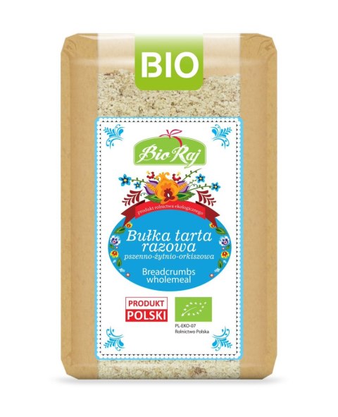BUŁKA TARTA RAZOWA BIO (POLSKA) 500 g - BIO RAJ BIO RAJ (100 % z Polski) BUŁKA TARTA RAZOWA BIO (POLSKA) 500 g - BIO RAJ BIO RAJ (100 % z Polski)