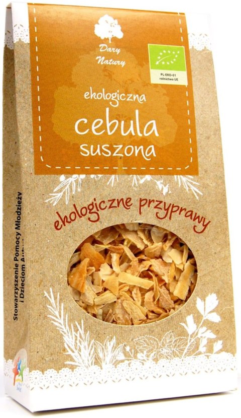 CEBULA SUSZONA BIO 40 g - DARY NATURY DARY NATURY - przyprawy i zioła CEBULA SUSZONA BIO 40 g - DARY NATURY DARY NATURY - przyprawy i zioła