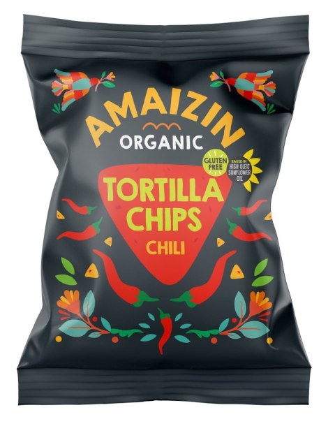 CHIPSY TORTILLA KUKURYDZIANE CHILI BEZGLUTENOWE BIO 75 g - AMAIZIN AMAIZIN (napoje kokosowe, tortilla, chipsy, inne) CHIPSY TORTILLA KUKURYDZIANE CHILI BEZGLUTENOWE BIO 75 g - AMAIZIN AMAIZIN (napoje kokosowe, tortilla, chipsy, inne)