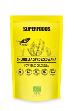 CHLORELLA SPROSZKOWANA BIO 200 g - BIO PLANET BIO PLANET - seria SUPERFOODS