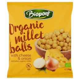CHRUPKI JAGLANE SEROWO - CEBULOWE BEZGLUTENOWE BIO 75 g - BIOPONT BIOPONT (chrupki bezglutenowe)