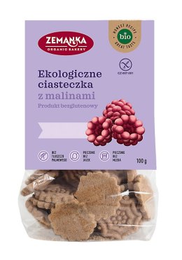 CIASTKA MALINOWE BEZGLUTENOWE BIO 100 g - ZEMANKA ZEMANKA (ciastka)