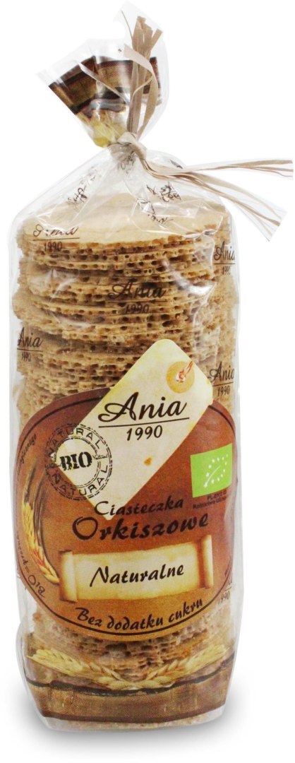 CIASTKA ORKISZOWE NATURALNE BEZ DODATKU CUKRÓW BIO 120 g - BIO ANIA BIO ANIA (ciastka, muffiny, wafle) CIASTKA ORKISZOWE NATURALNE BEZ DODATKU CUKRÓW BIO 120 g - BIO ANIA BIO ANIA (ciastka, muffiny, wafle)