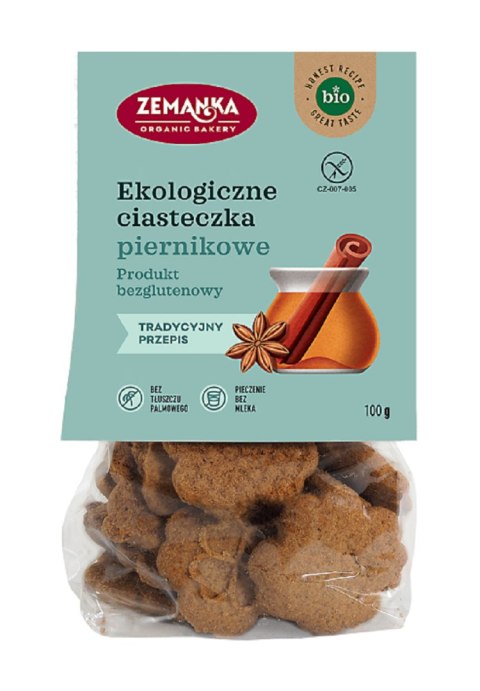 CIASTKA PIERNIKOWE BEZGLUTENOWE BIO 100 g - ZEMANKA ZEMANKA (ciastka) CIASTKA PIERNIKOWE BEZGLUTENOWE BIO 100 g - ZEMANKA ZEMANKA (ciastka)