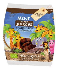 CIASTKA Z CZEKOLADĄ MINI JUNGLE BIO 100 g - BIO ANIA BIO ANIA (ciastka, muffiny, wafle)