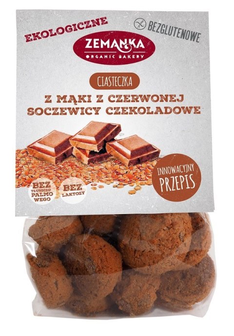 CIASTKA Z MĄKI Z CZERWONEJ SOCZEWICY CZEKOLADOWE BEZGLUTENOWE BIO 100 g - ZEMANKA ZEMANKA (ciastka) CIASTKA Z MĄKI Z CZERWONEJ SOCZEWICY CZEKOLADOWE BEZGLUTENOWE BIO 100 g - ZEMANKA ZEMANKA (ciastka)
