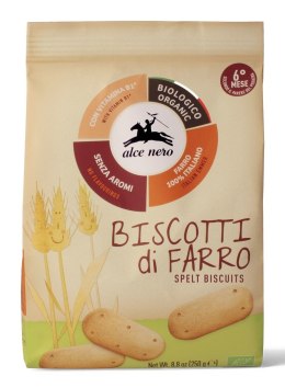 CIASTKA Z ORKISZU Z WITAMINĄ B1 DLA DZIECI OD 6 MIESIĄCA BIO 250 g - ALCE NERO ALCE NERO (włoskie produkty)