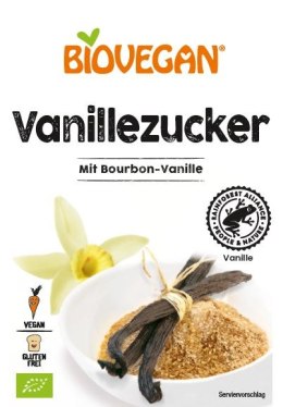 CUKIER Z WANILIĄ BOURBON BEZGLUTENOWY BIO (4 x 8 g) 32 g - BIOVEGAN BIOVEGAN (dodatki do wypieków, drożdże)