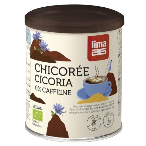CYKORIA INSTANT BEZGLUTENOWA BIO 100 g - LIMA LIMA (sosy sojowe, kawy zbożowe) CYKORIA INSTANT BEZGLUTENOWA BIO 100 g - LIMA LIMA (sosy sojowe, kawy zbożowe)