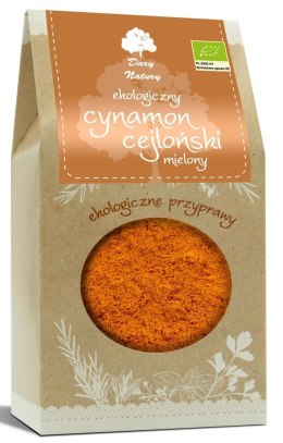 CYNAMON CEJLOŃSKI MIELONY BIO 200 g - DARY NATURY DARY NATURY - przyprawy i zioła