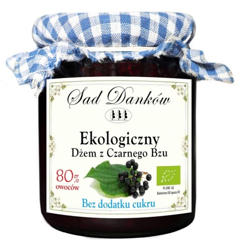 CZARNY BEZ 80 % BIO 260 g - SAD DANKÓW SAD DANKÓW (przetwory owocowe) CZARNY BEZ 80 % BIO 260 g - SAD DANKÓW SAD DANKÓW (przetwory owocowe)