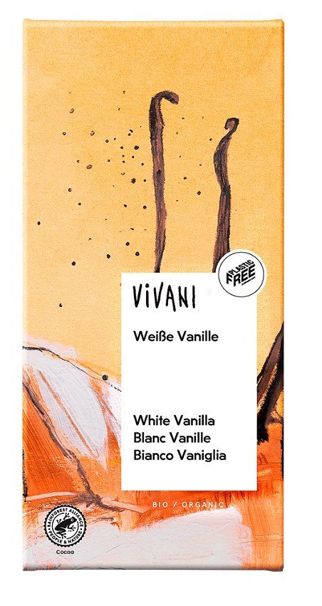 CZEKOLADA BIAŁA Z WANILIĄ BIO 80 g - VIVANI VIVANI (czekolady, batony, kakao instant) CZEKOLADA BIAŁA Z WANILIĄ BIO 80 g - VIVANI VIVANI (czekolady, batony, kakao instant)