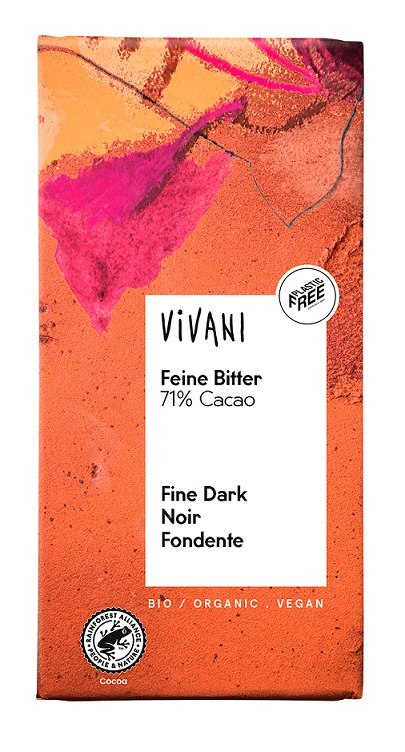 CZEKOLADA GORZKA 71 % BIO 100 g - VIVANI VIVANI (czekolady, batony, kakao instant) CZEKOLADA GORZKA 71 % BIO 100 g - VIVANI VIVANI (czekolady, batony, kakao instant)