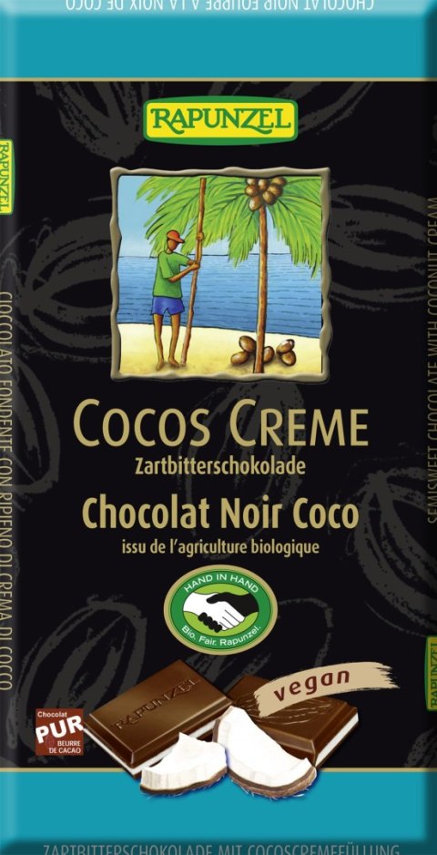 CZEKOLADA GORZKA Z NADZIENIEM KOKOSOWYM FAIR TRADE BIO 100 g - RAPUNZEL RAPUNZEL (kremy orzechowe, ketchupy, czekolady) CZEKOLADA GORZKA Z NADZIENIEM KOKOSOWYM FAIR TRADE BIO 100 g - RAPUNZEL RAPUNZEL (kremy orzechowe, ketchupy, czekolady)