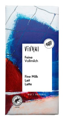 CZEKOLADA MLECZNA BIO 100 g - VIVANI VIVANI (czekolady, batony, kakao instant)