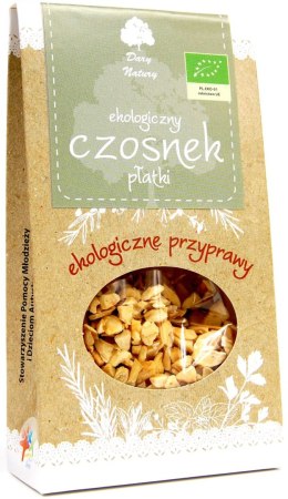 CZOSNEK PŁATKI BIO 50 g - DARY NATURY DARY NATURY - przyprawy i zioła