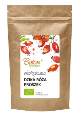 DZIKA RÓŻA PROSZEK BIO 100 g - BATOM BATOM (oleje, soki, sole kąpielowe)