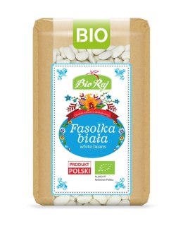 FASOLKA BIAŁA BIO (POLSKA) 500 g - BIO RAJ BIO RAJ (100 % z Polski)