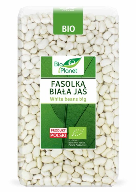 FASOLKA BIAŁA JAŚ BIO 1 kg - BIO PLANET BIO PLANET - seria ZIELONA (strączkowe) FASOLKA BIAŁA JAŚ BIO 1 kg - BIO PLANET BIO PLANET - seria ZIELONA (strączkowe)