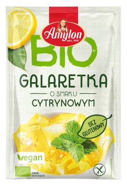GALARETKA Z AGAREM O SMAKU CYTRYNOWYM BEZGLUTENOWA BIO 40 g - AMYLON AMYLON (budynie, galaretki,kisiele,cukry, skrobie
