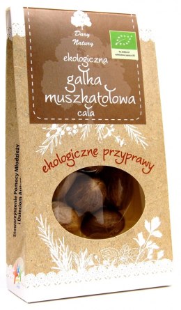 GAŁKA MUSZKATOŁOWA CAŁA BIO 30 g - DARY NATURY DARY NATURY - przyprawy i zioła